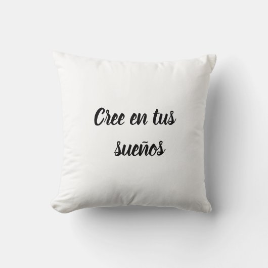 Almohada cree en tus sueños kissen (Vorderseite)
