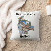 Almohada recuerdo de Bolivia Kissen (Decke)