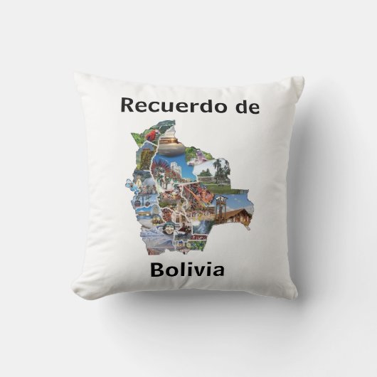 Almohada recuerdo de Bolivia Kissen (Vorderseite)
