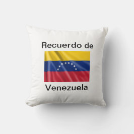 Almohada recuerdo de Venezuela Kissen
