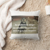 Almohada respeto a los animales kissen (Decke)