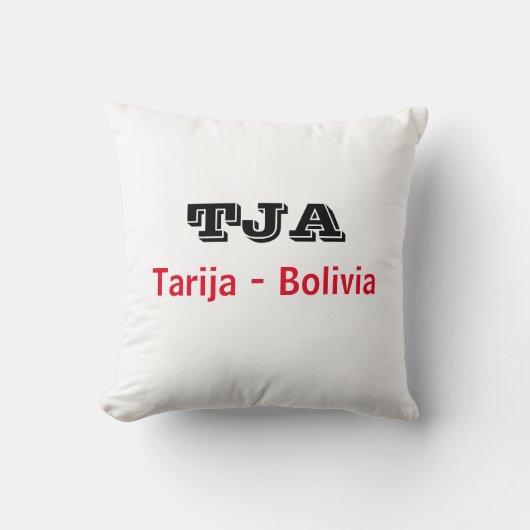 Almohada Tarija Bolivia Kissen (Vorderseite)
