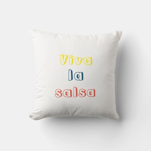 Almohada Viva la salsa Kissen (Vorderseite)