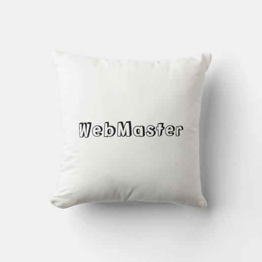 Almohada WebMaster Kissen (Vorderseite)