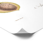 Almond, Amandier-Pecher Poster (Ecke)