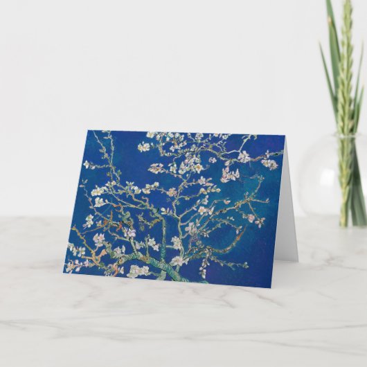 Almond Bloom (Indigo) | Van Gogh | Karte (Vorderseite)