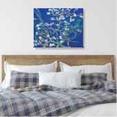 Almond Bloom (Indigo) | Van Gogh | Leinwanddruck (Insitu (Schlafzimmer))