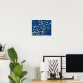 Almond Bloom (Indigo) | Van Gogh | Poster (Heimbüro)