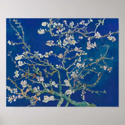 Almond Bloom (Indigo) | Van Gogh | Poster (Vorne)