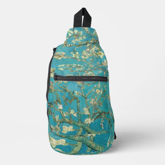 Almond Blossom, 1890 von Vincent van Gogh Crossbody Bag (Vorderseite)
