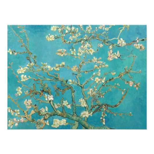 Almond Blossom, 1890 von Vincent van Gogh Fotodruck (Vorne)