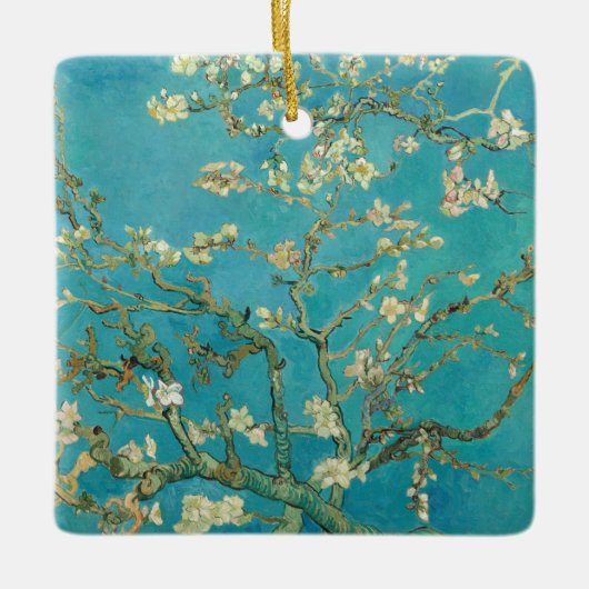 Almond Blossom, 1890 von Vincent van Gogh Keramikornament (Vorderseite)