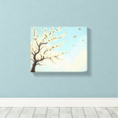 Almond Blossom Dreams Leinwanddruck (Insitu (Holzboden))
