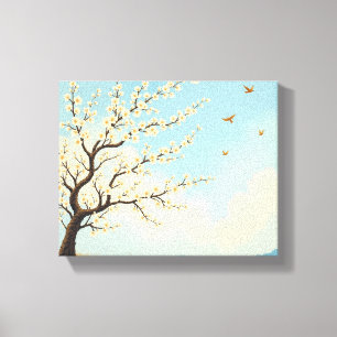Almond Blossom Dreams Leinwanddruck