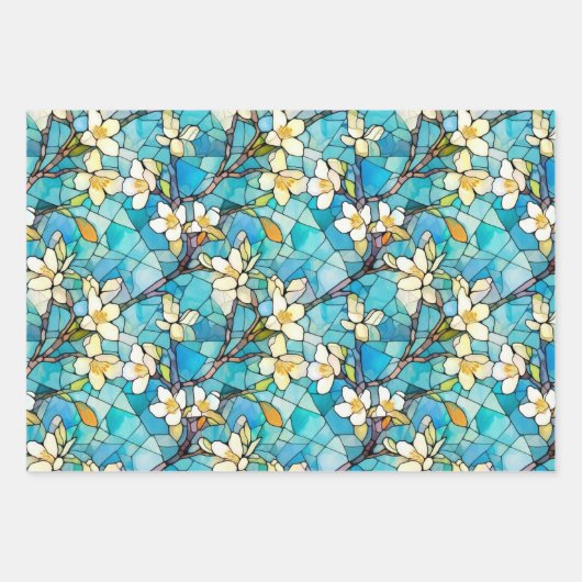Almond Blossom inspiriert von Van Gogh Wrapping Pa Geschenkpapier Set (Vorderseite)