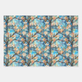 Almond Blossom inspiriert von Van Gogh Wrapping Pa Geschenkpapier Set (Vorderseite 2)