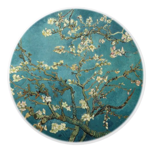 Almond Blossom Keramikknauf (Vorderseite)