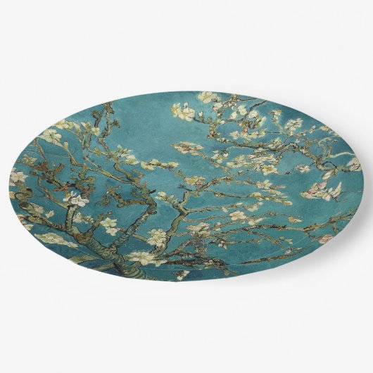 Almond Blossom Pappteller (Schrägansicht)