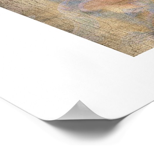 Almond Blossom Tapestry Poster (Ecke)