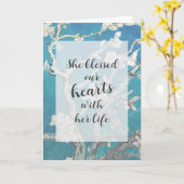 Almond Blossom Van Gogh Art Beileid Karte (Gelbe Blume)