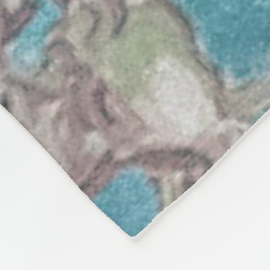 Almond Blossom Van Gogh Art Fleecedecke (Ecke)