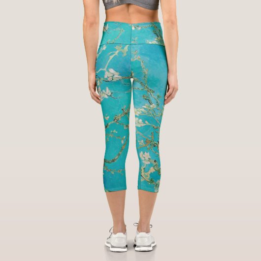 Almond Blossom Van Gogh Capri Leggings (Rückseite)