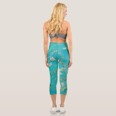 Almond Blossom Van Gogh Capri Leggings (Rückseite)
