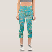 Almond Blossom Van Gogh Capri Leggings (Vorderseite)