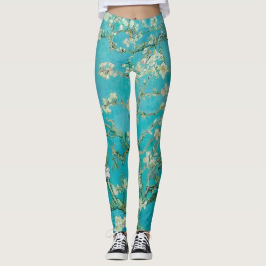Almond Blossom Van Gogh Leggings (Vorderseite)