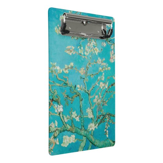 Almond Blossom Van Gogh Mini Klemmbrett (Schrägansicht)