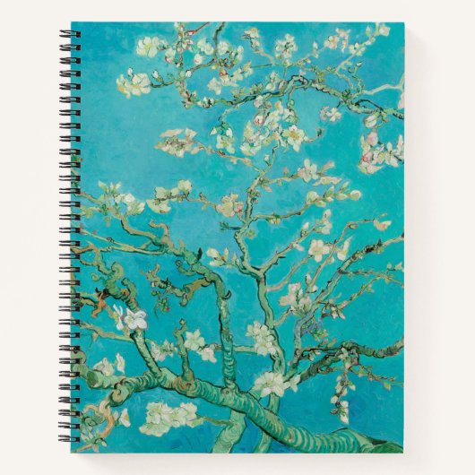 Almond Blossom Van Gogh Notizblock (Vorderseite)