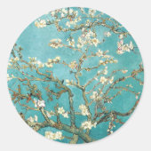 Almond blossom, Van Gogh Runder Aufkleber (Vorderseite)