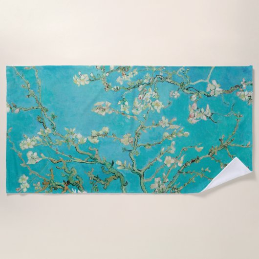 Almond Blossom Van Gogh Strandtuch (Vorderseite)