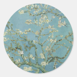 Almond Blossom: Vincent Van Gogh Runder Aufkleber