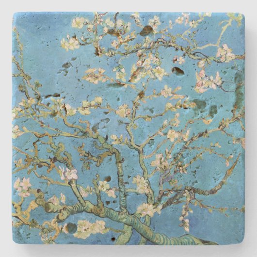 Almond Blossom Vincent van Gogh Steinuntersetzer (Vorderseite)