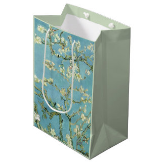 Almond Blossom von Van Gogh Fine Art Mittlere Geschenktüte