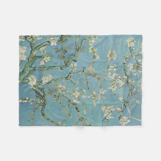 Almond Blossom von Vincent Van Gogh Fleecedecke (Vorderseite (Horizontal))