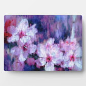 Almond Blossom Watercolor Fotoplatte (Vorderseite)