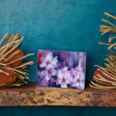 Almond Blossom Watercolor Fotoplatte (Seite)