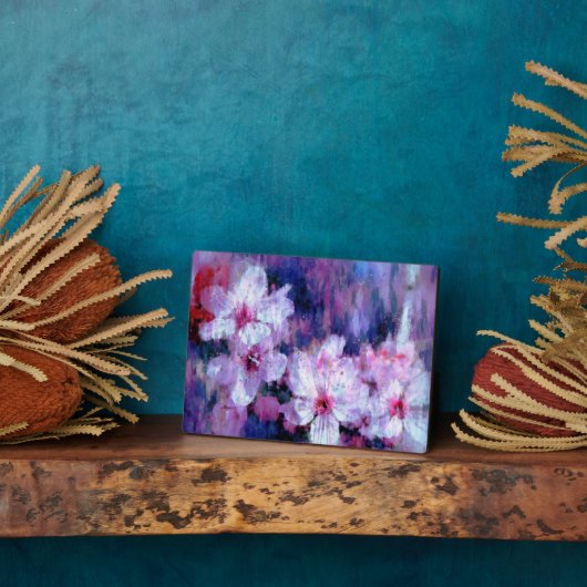 Almond Blossom Watercolor Fotoplatte (Seite)