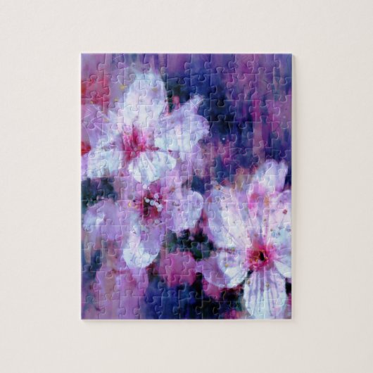 Almond Blossom Watercolor Puzzle (Vertikal)