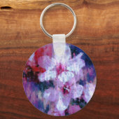 Almond Blossom Watercolor Schlüsselanhänger (Vorderseite)