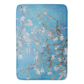 Almond Blossoms Blauer Vincent van Gogh Malerei Badematte (Vorderseite Vertikal)