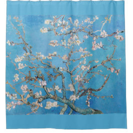 Almond Blossoms Blauer Vincent van Gogh Malerei Duschvorhang
