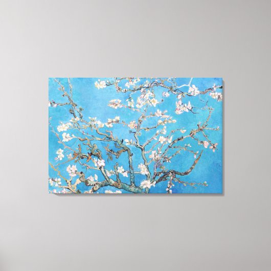 Almond Blossoms Blauer Vincent van Gogh Malerei Leinwanddruck (Vorderseite)