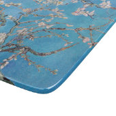 Almond Blossoms Blauer Vincent van Gogh Malerei Schneidebrett (Ecke)