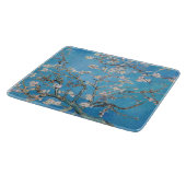 Almond Blossoms Blauer Vincent van Gogh Malerei Schneidebrett (Ecke)