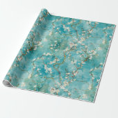 Almond Blossoms Blue Vincent Van Gogh Geschenkpapier (Ungerollt)