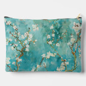 Almond Blossoms Blue Vincent Van Gogh Zubehörtasche (Rückseite)
