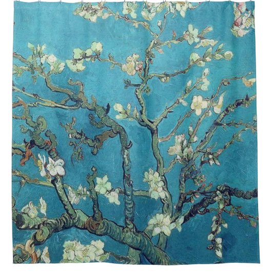 Almond Blossoms Duschvorhang (Vorderseite)